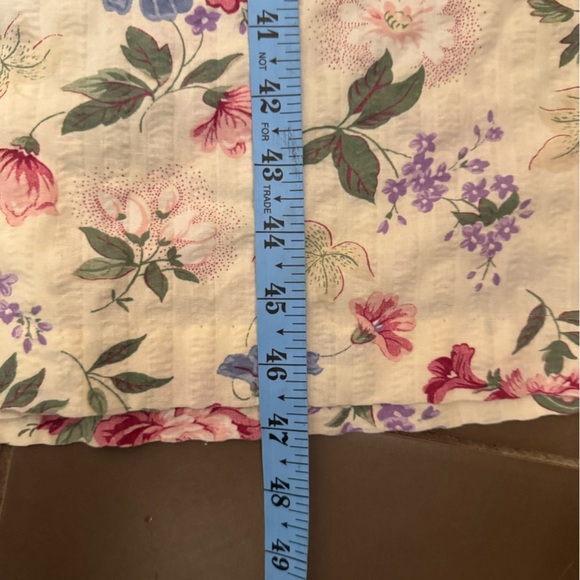 VINTAGE MISS ELAINE Floral Snap Front Robe Housedress Kaftan Mu Mu SZ SM Pockets - Picture 13 of 13